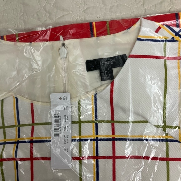 J.Crew NWT Belted Floral Border Dress size 2 - Picture 5 of 5